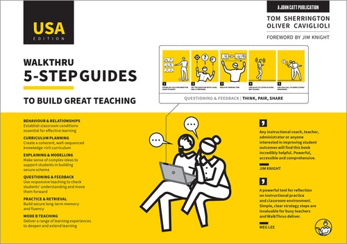 WalkThru 5-step guides to build great teaching (USA Edition)